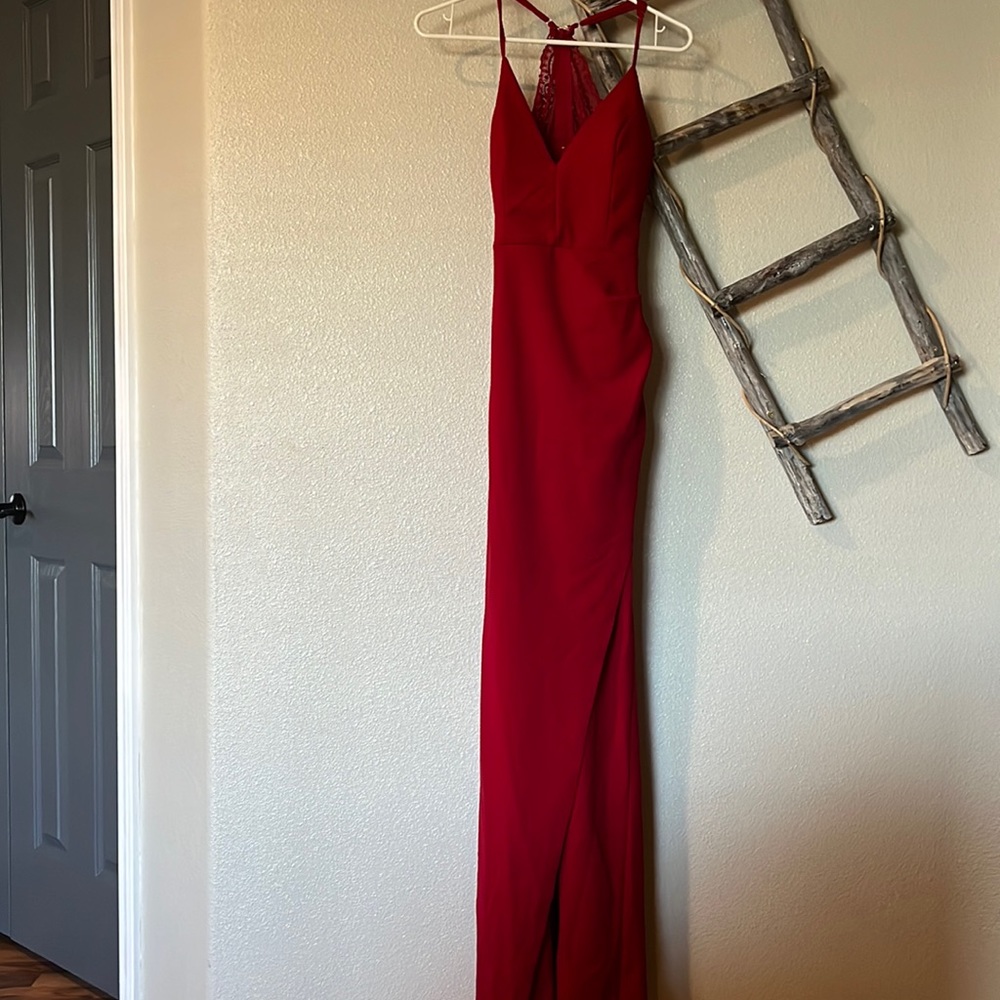 Emerald Sundae Red prom dress